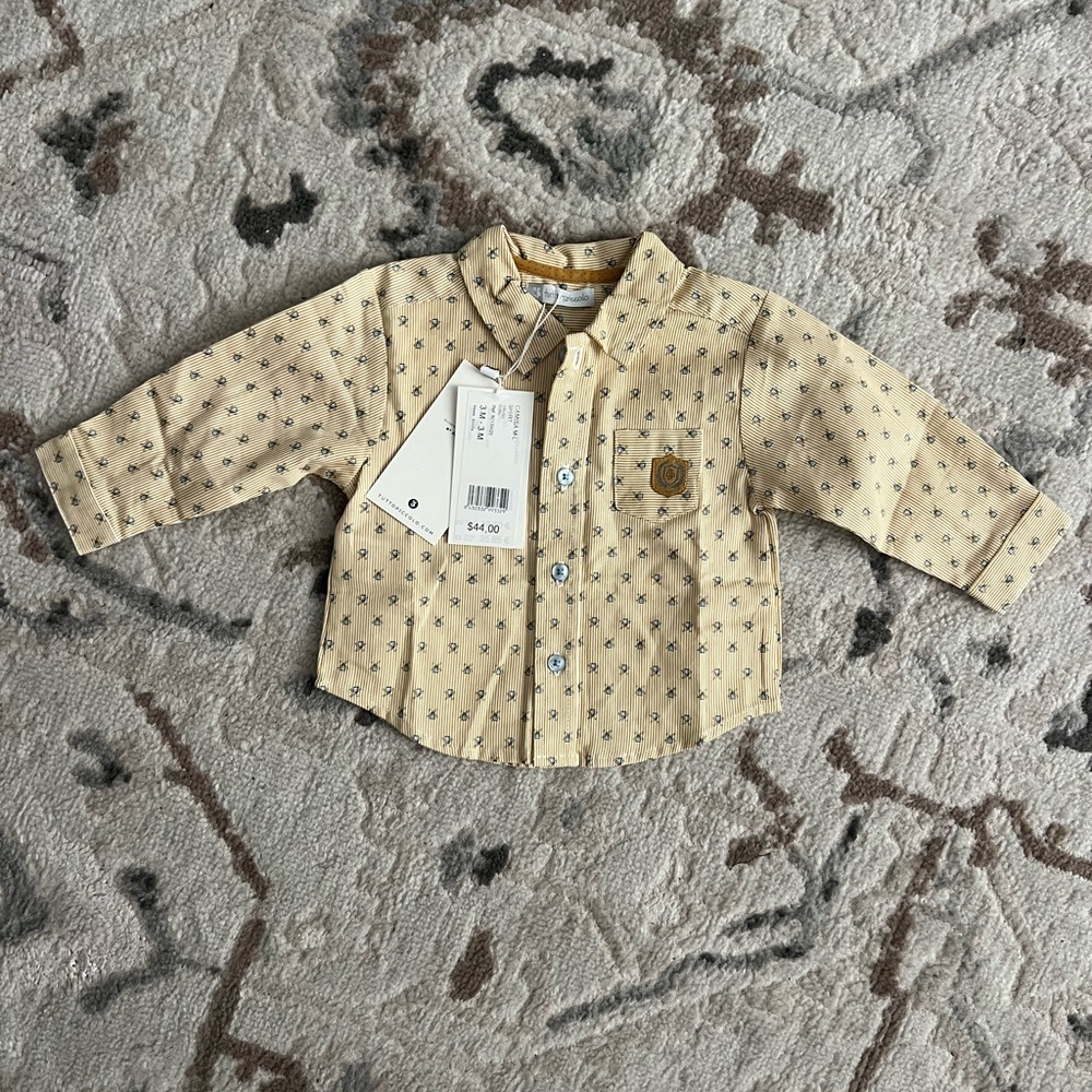 Baby Long Sleeve Button Down Shirt
